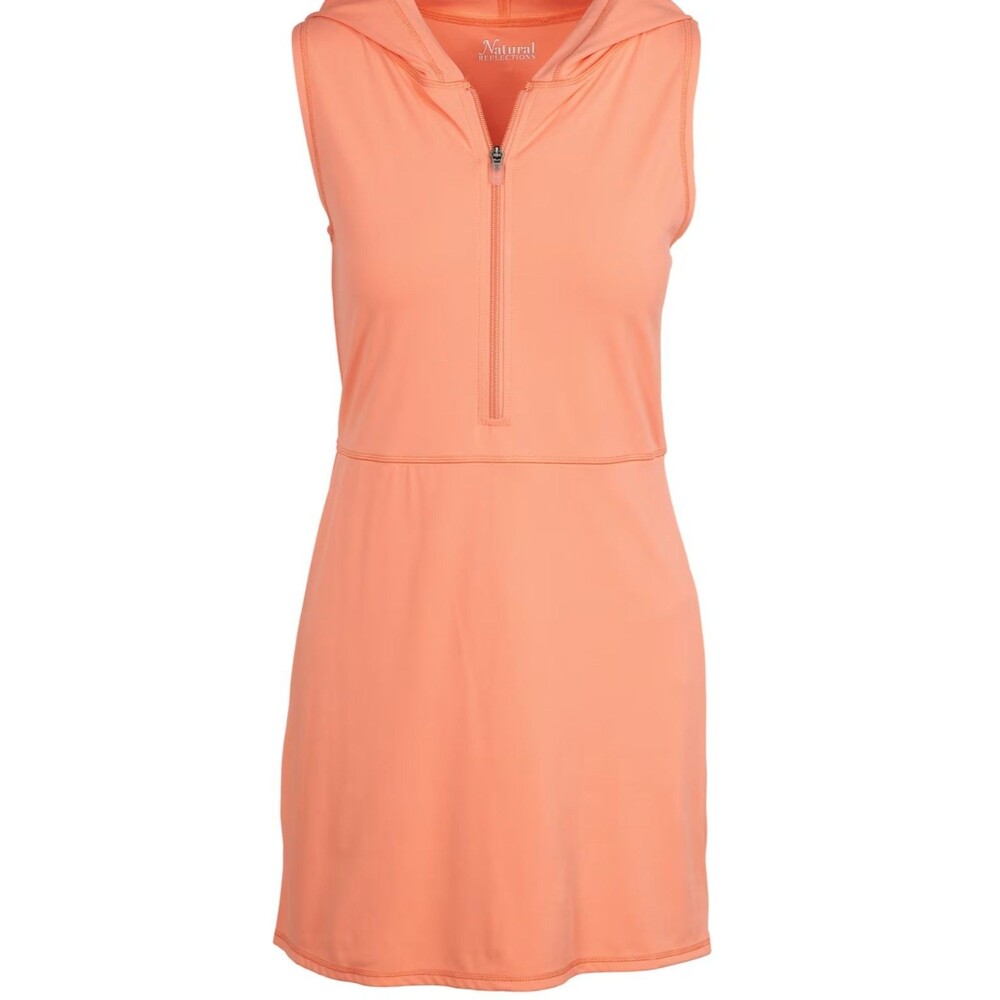 Women's Natural Reflections Active Hoodie Dress Size Medium NWT Built-In Shorts